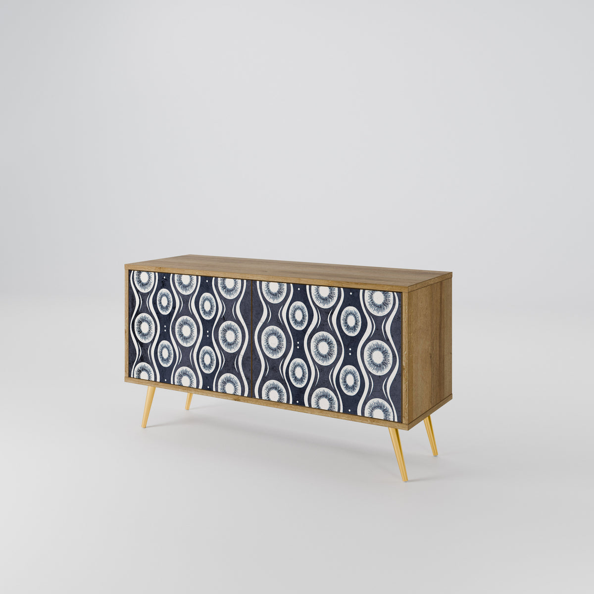GRAPHITE EYES Compact 2-Door TV Cabinet