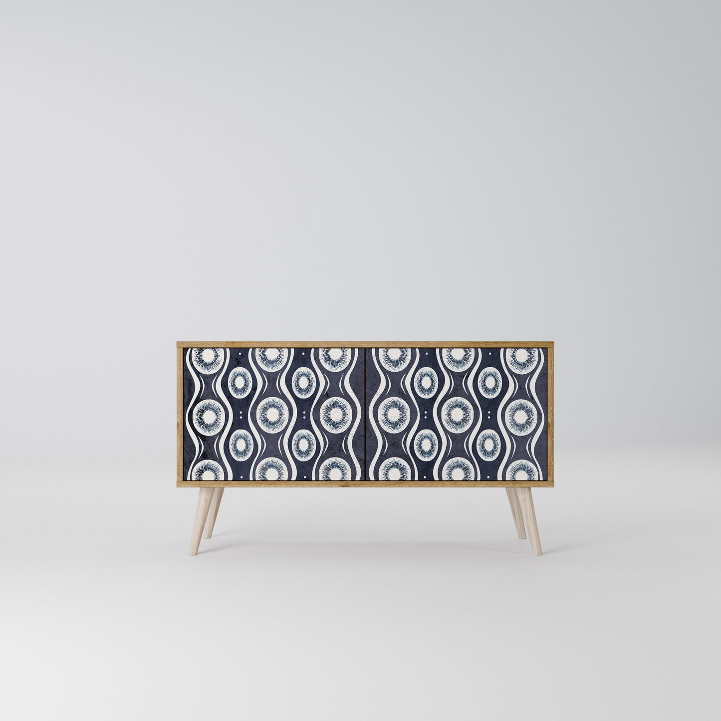 GRAPHITE EYES Compact 2-Door TV Cabinet