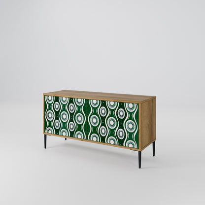 GREEN EYES Compact 2-Door TV Cabinet