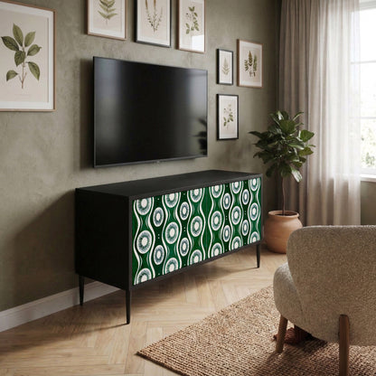 GREEN EYES Compact 2-Door TV Cabinet