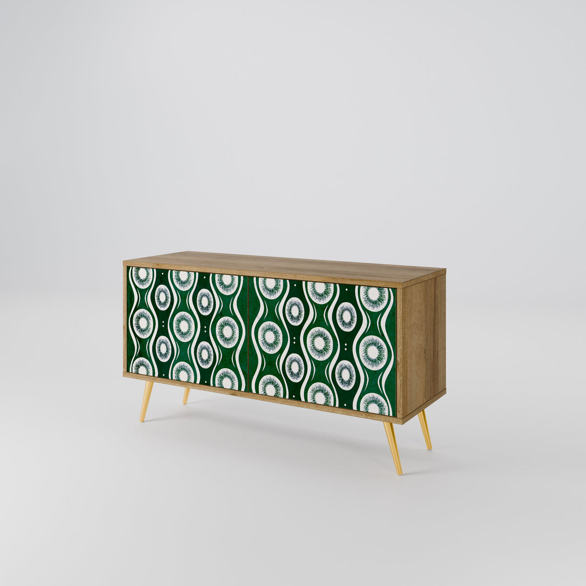 GREEN EYES Compact 2-Door TV Cabinet