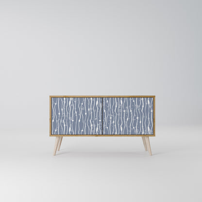 GRAPHITE RAIN Compact 2-Door TV Cabinet