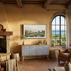 GRAPHITE RAIN Compact 2-Door TV Cabinet