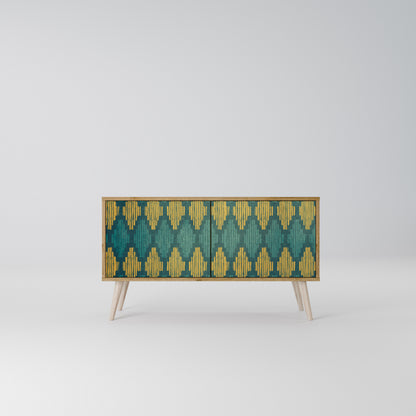 POLYGONS Compact 2-Door TV Cabinet