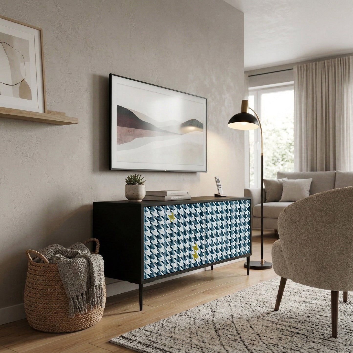 OUT OF CONTEXT Compact 2-Door TV Cabinet