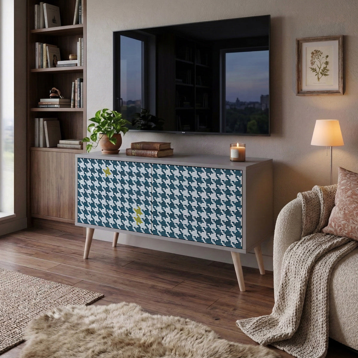 OUT OF CONTEXT Compact 2-Door TV Cabinet
