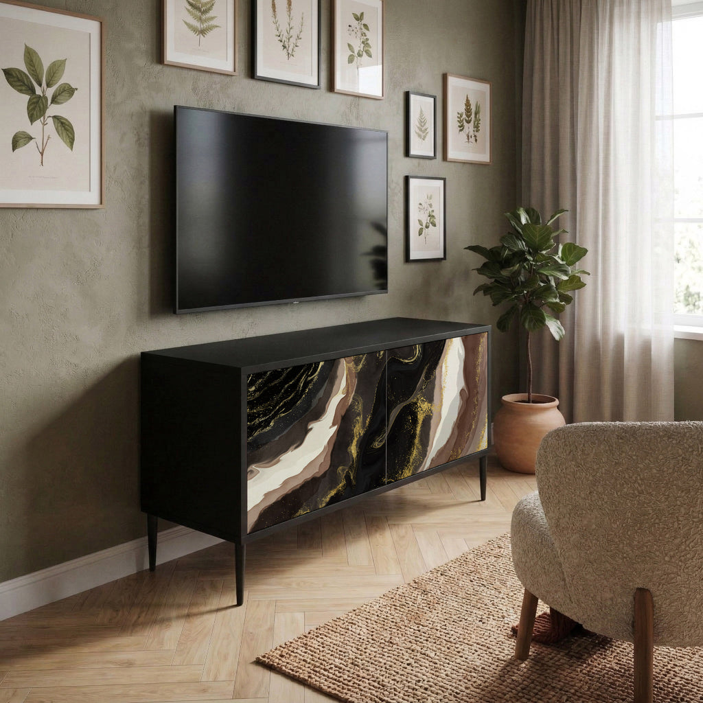 GOLD DUST Compact 2-Door TV Cabinet