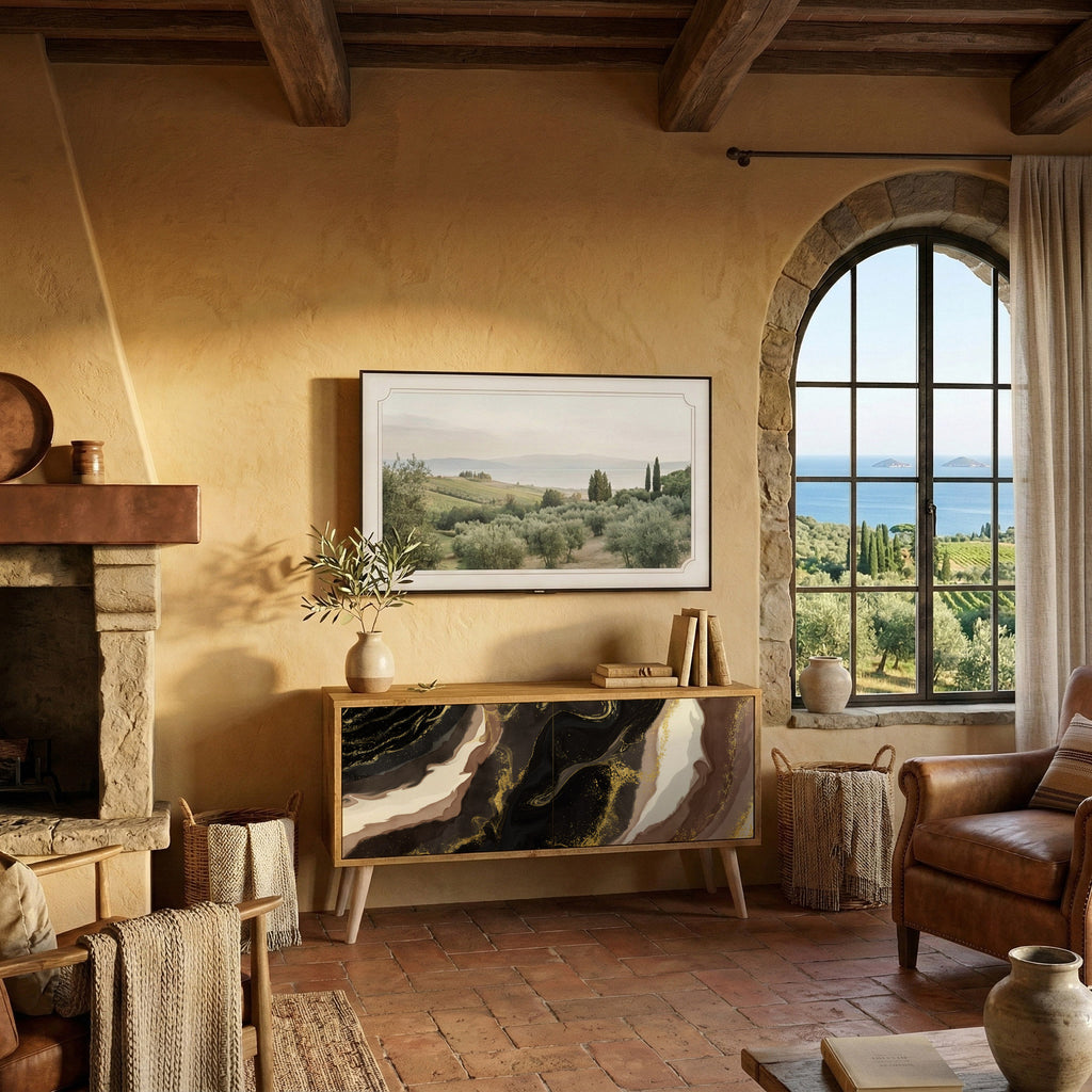 GOLD DUST Compact 2-Door TV Cabinet