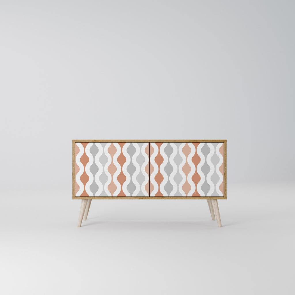 HAZY NOSTALGIA Compact 2-Door TV Cabinet