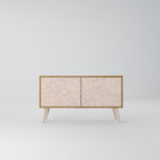 CERAMIC TEXTURE Compact 2-Door TV Cabinet