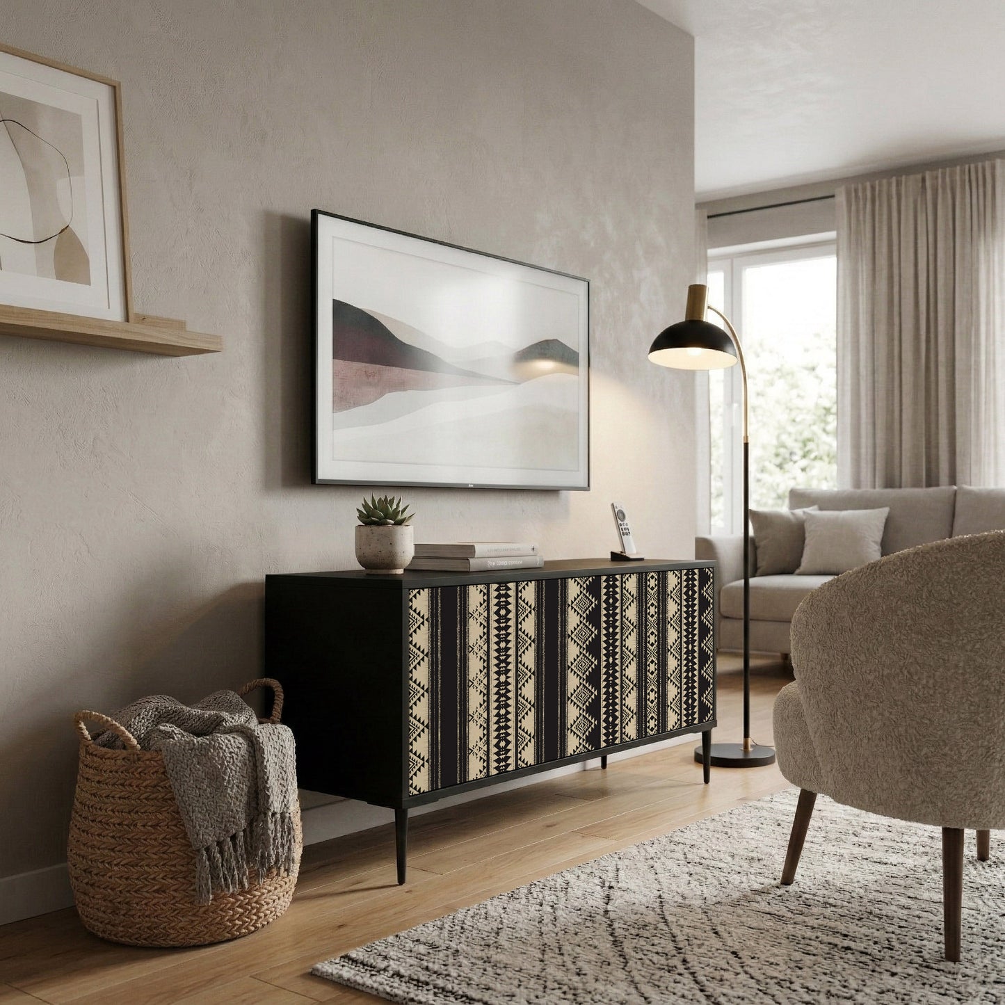 AZTEC Compact 2-Door TV Cabinet