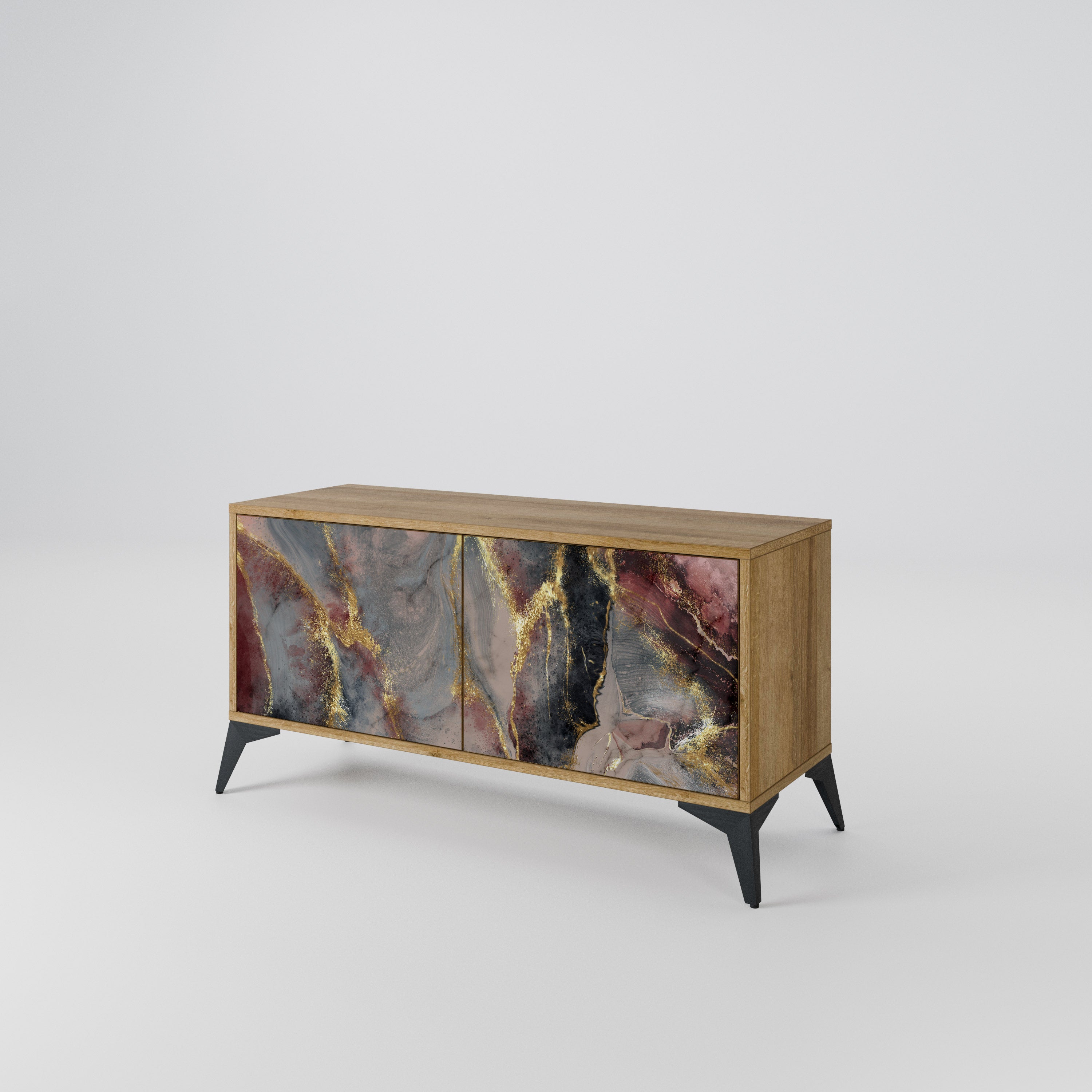 GOLDEN TIDES Compact 2-Door TV Cabinet