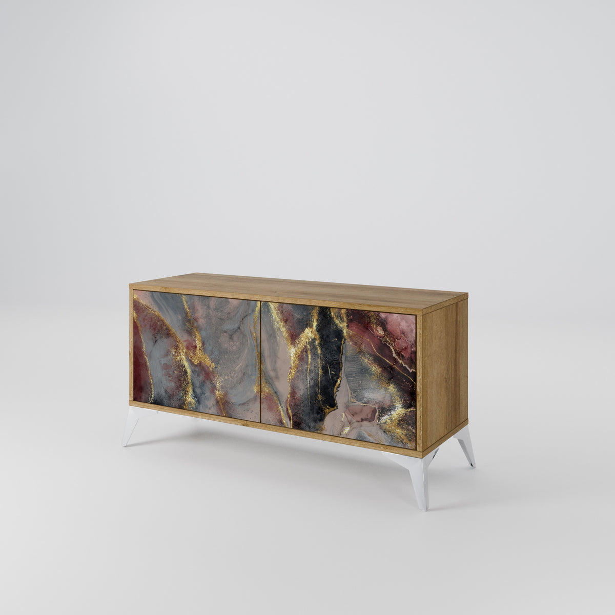 GOLDEN TIDES Compact 2-Door TV Cabinet