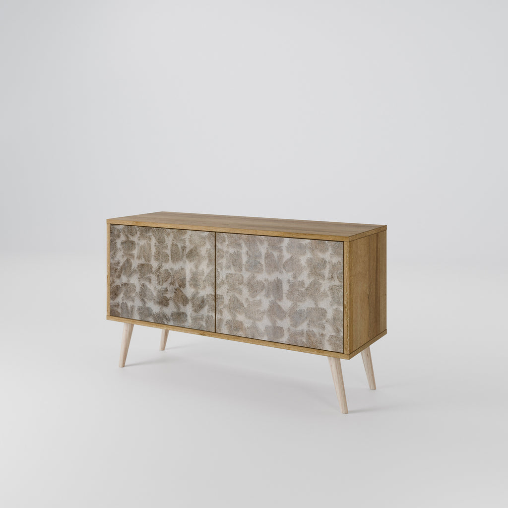 SLIGHTLY BLURRED Compact 2-Door TV Cabinet