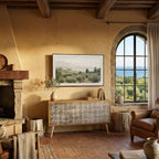 SLIGHTLY BLURRED Compact 2-Door TV Cabinet