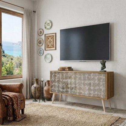 SLIGHTLY BLURRED Compact 2-Door TV Cabinet