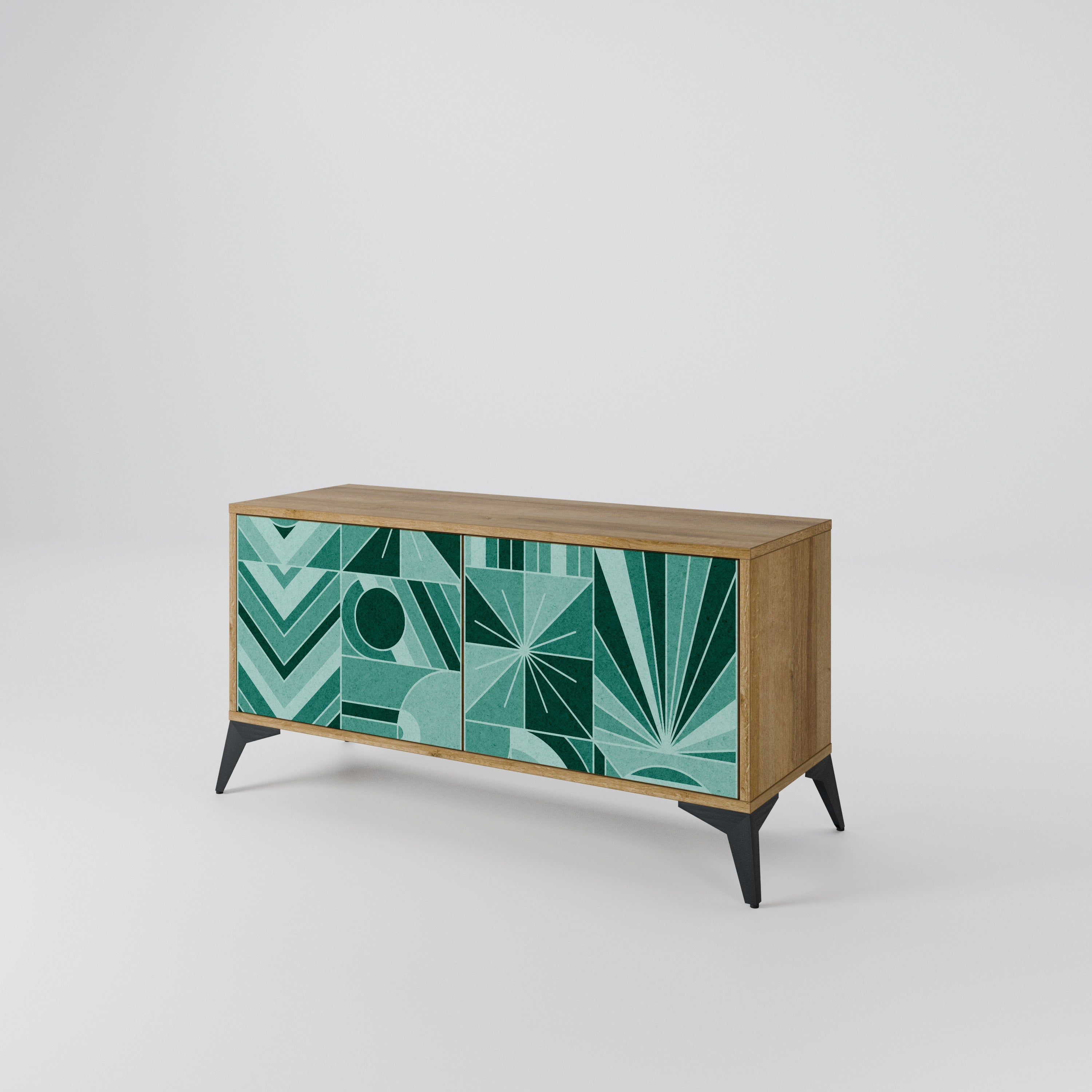 HARMONIC GRID Compact 2-Door TV Cabinet