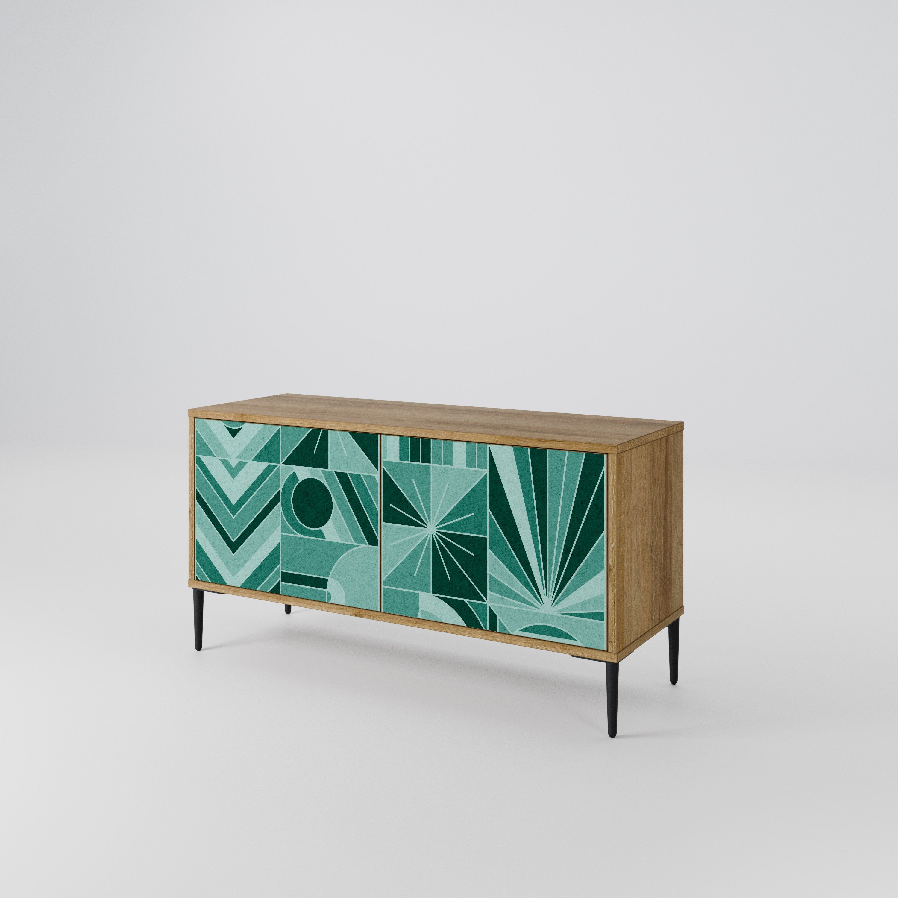 HARMONIC GRID Compact 2-Door TV Cabinet