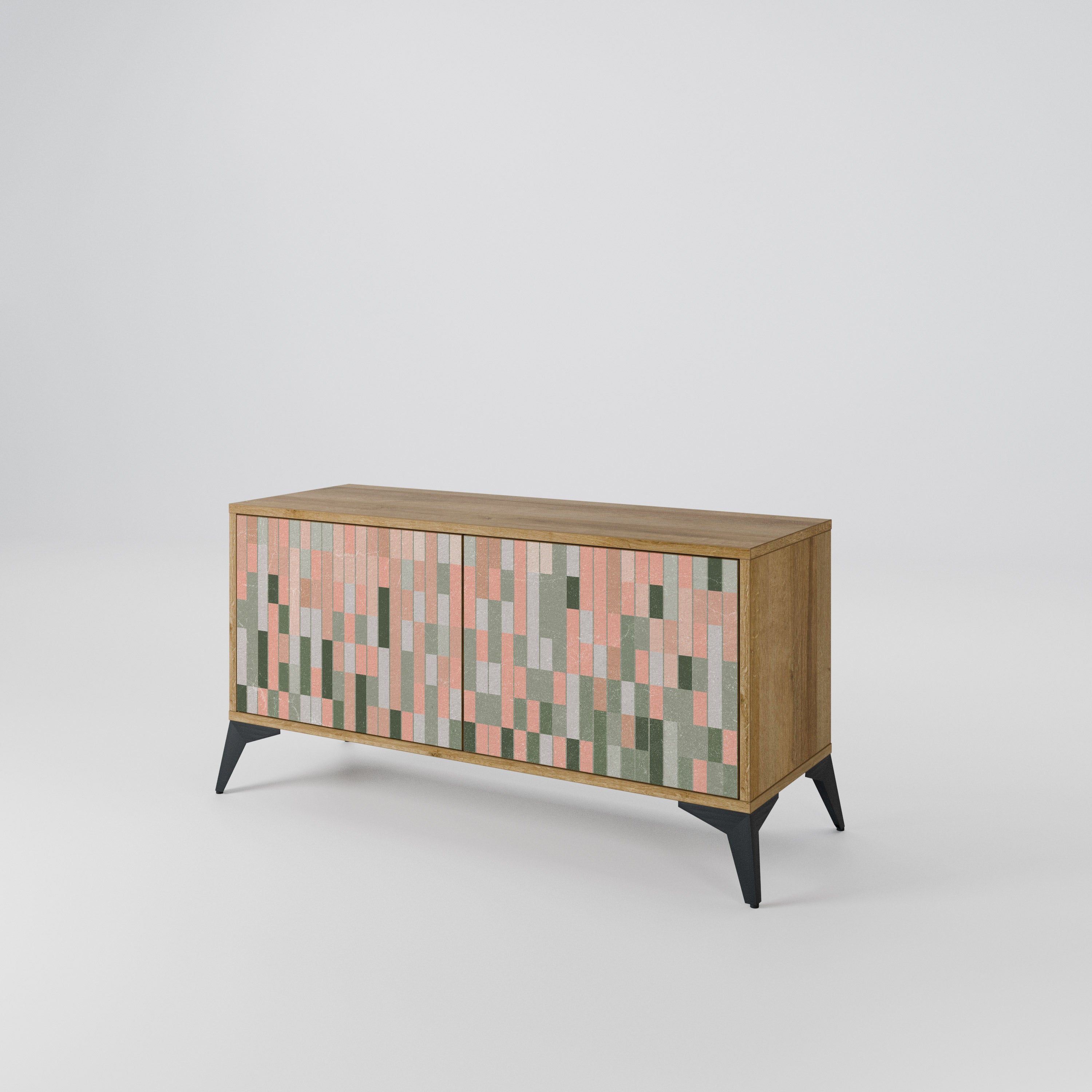 BUILDING THE FUTURE Compact 2-Door TV Cabinet