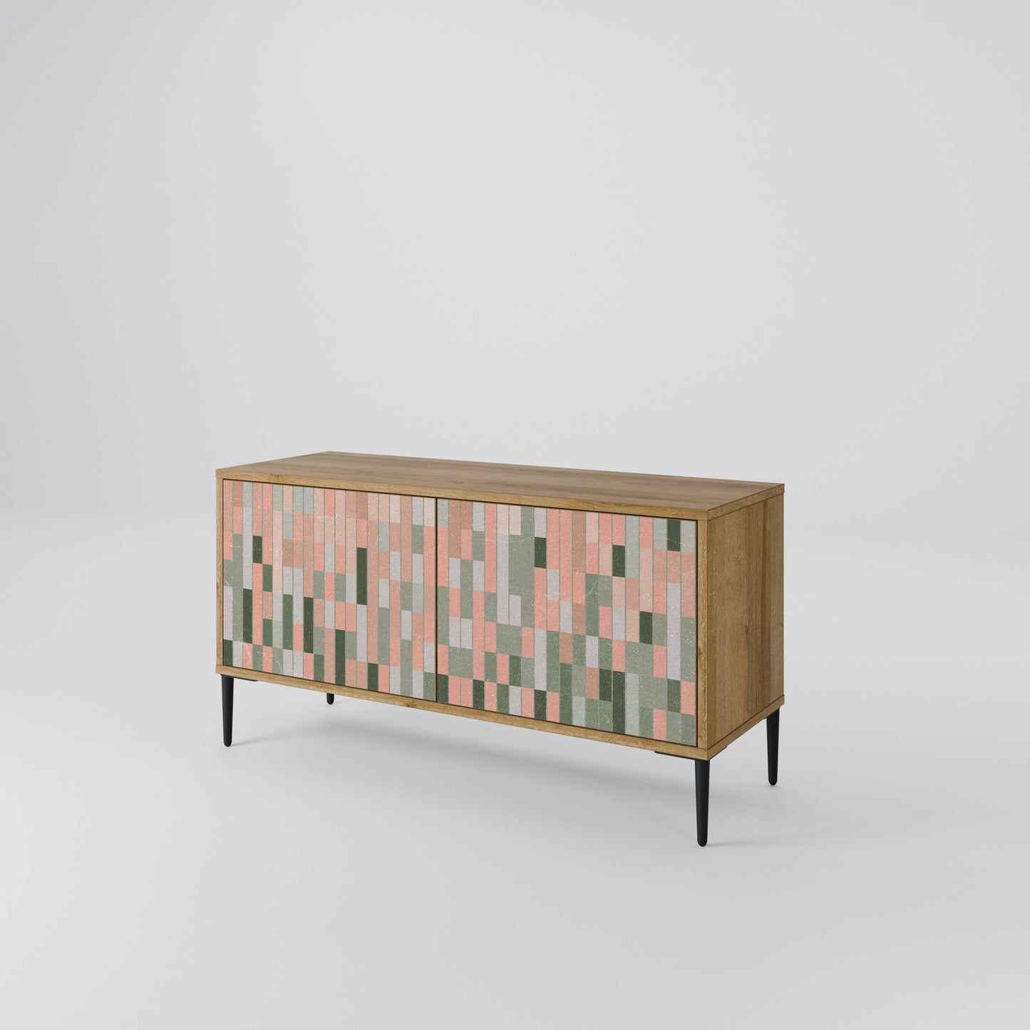 BUILDING THE FUTURE Compact 2-Door TV Cabinet