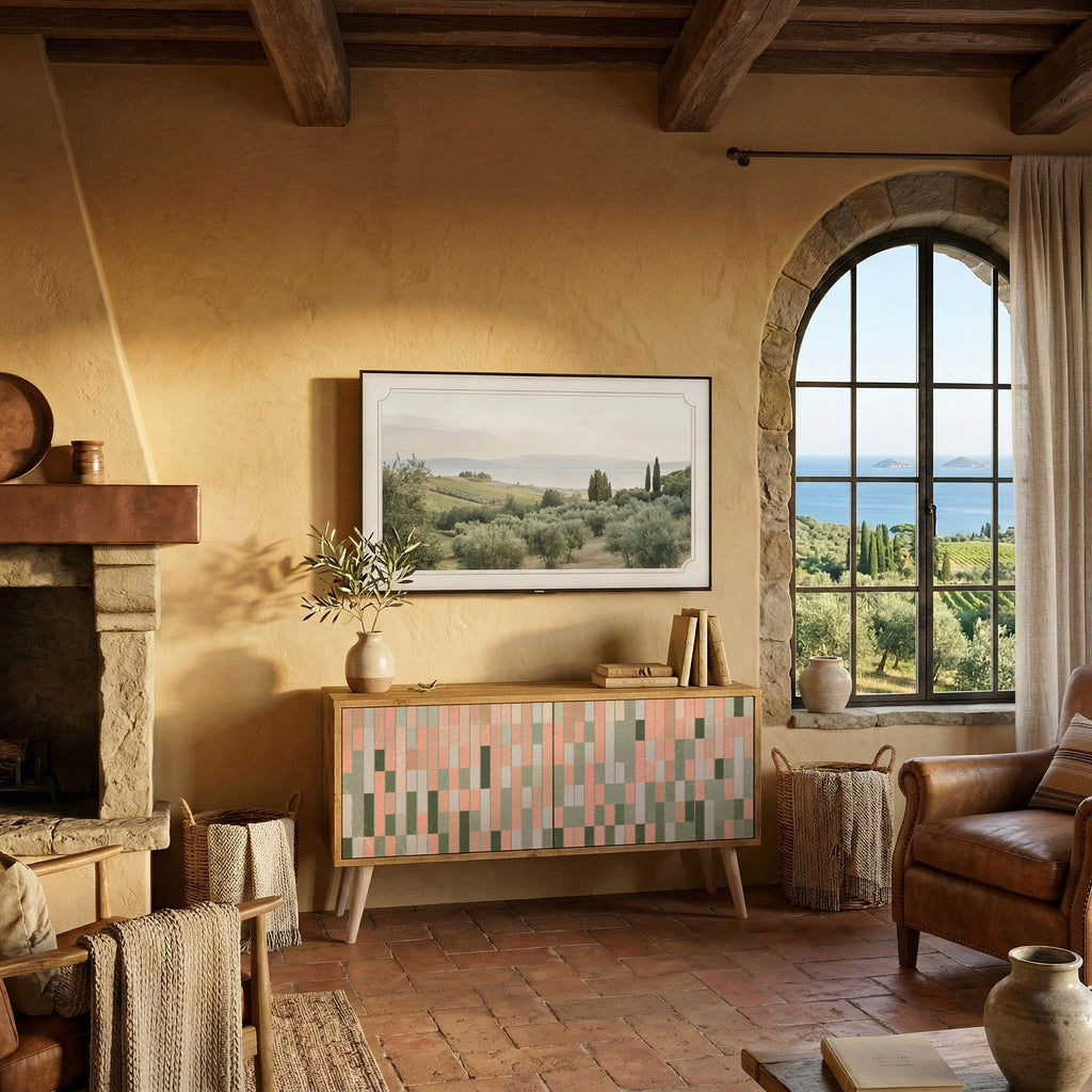 BUILDING THE FUTURE Compact 2-Door TV Cabinet