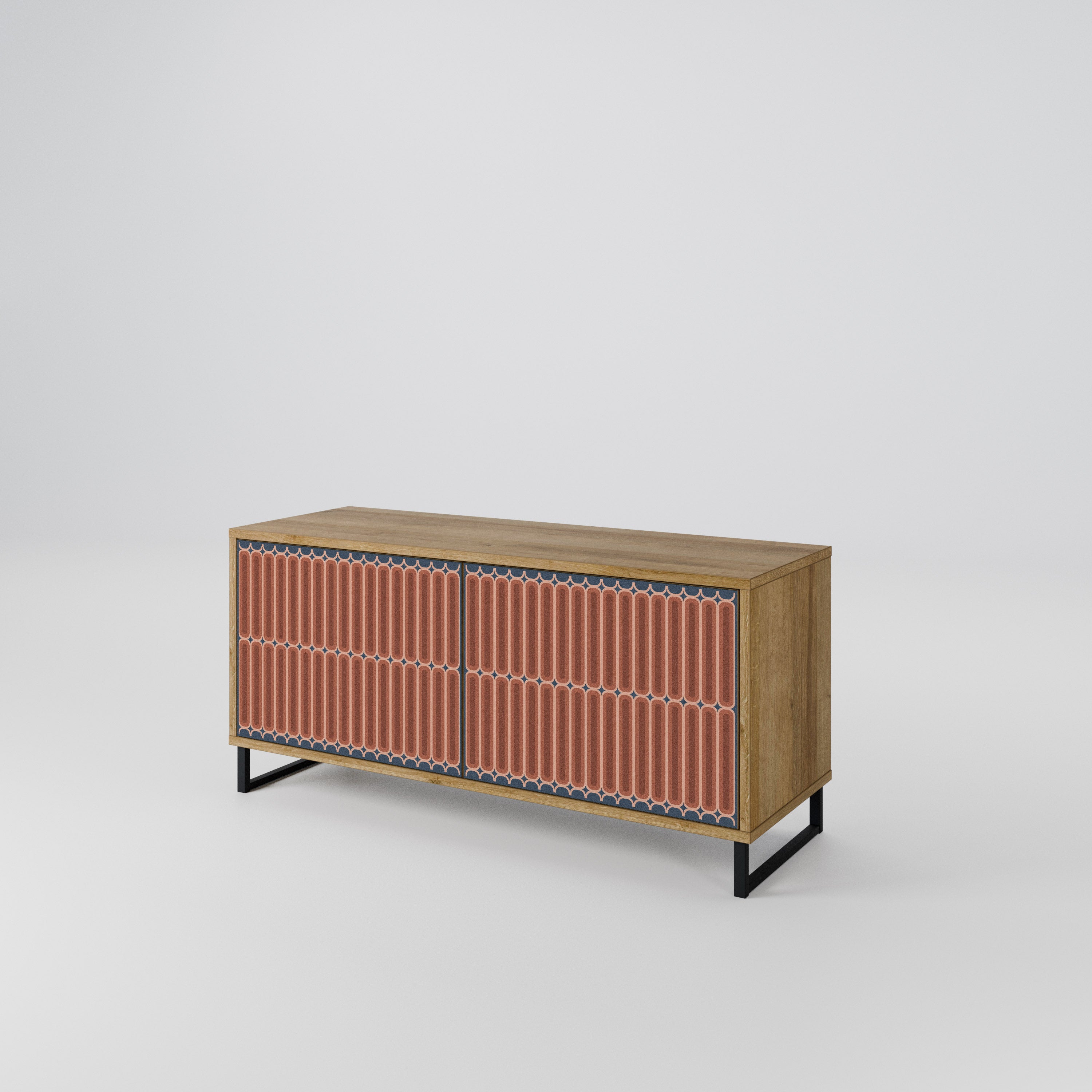 HYPNOTIC GATE Compact 2-Door TV Cabinet