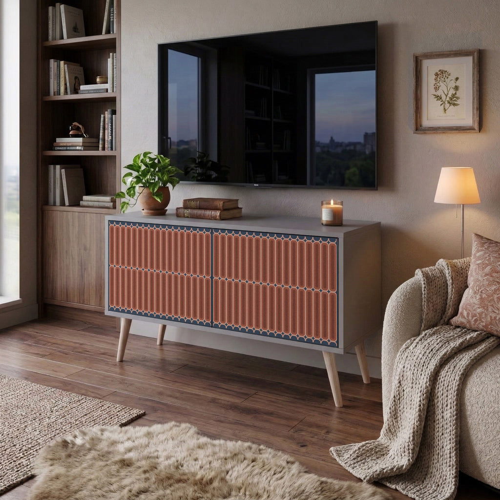 HYPNOTIC GATE Compact 2-Door TV Cabinet