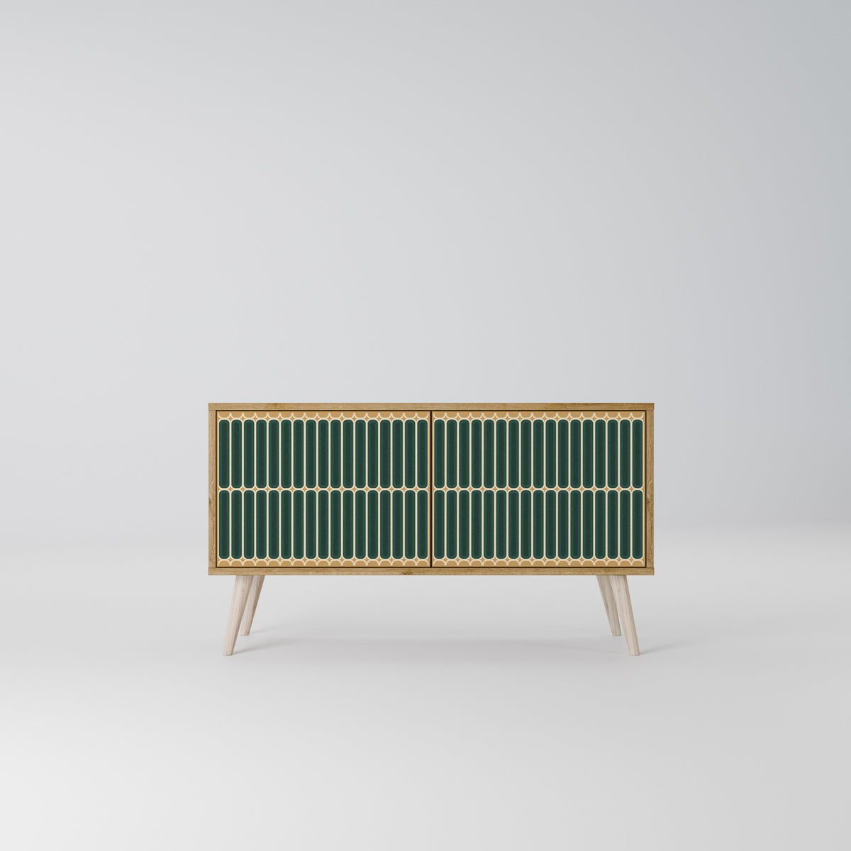 ILUSION GATE Compact 2-Door TV Cabinet