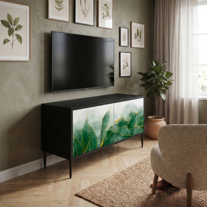 EXPENSIVE NATURE Compact 2-Door TV Cabinet