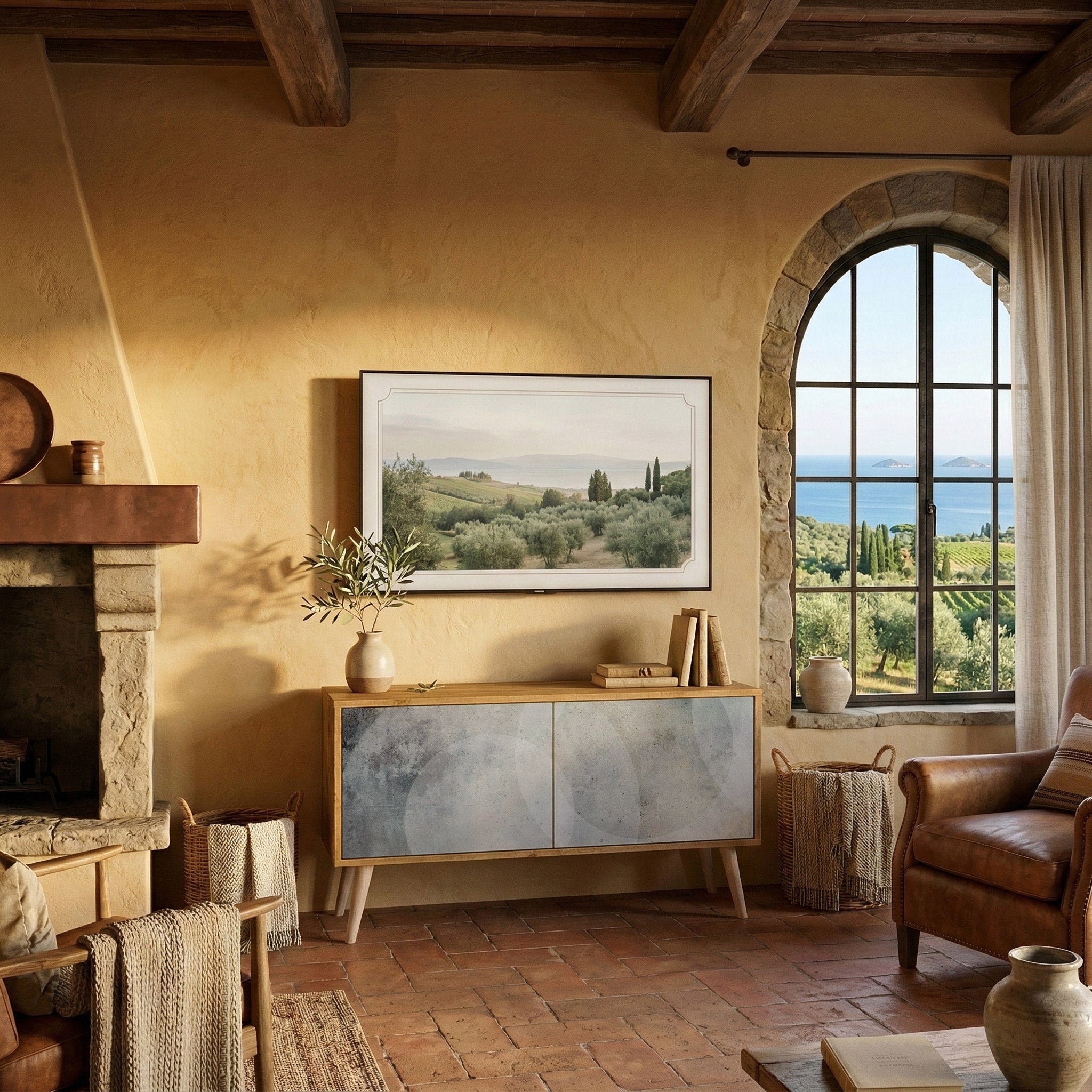 MUTED ARC Compact 2-Door TV Cabinet