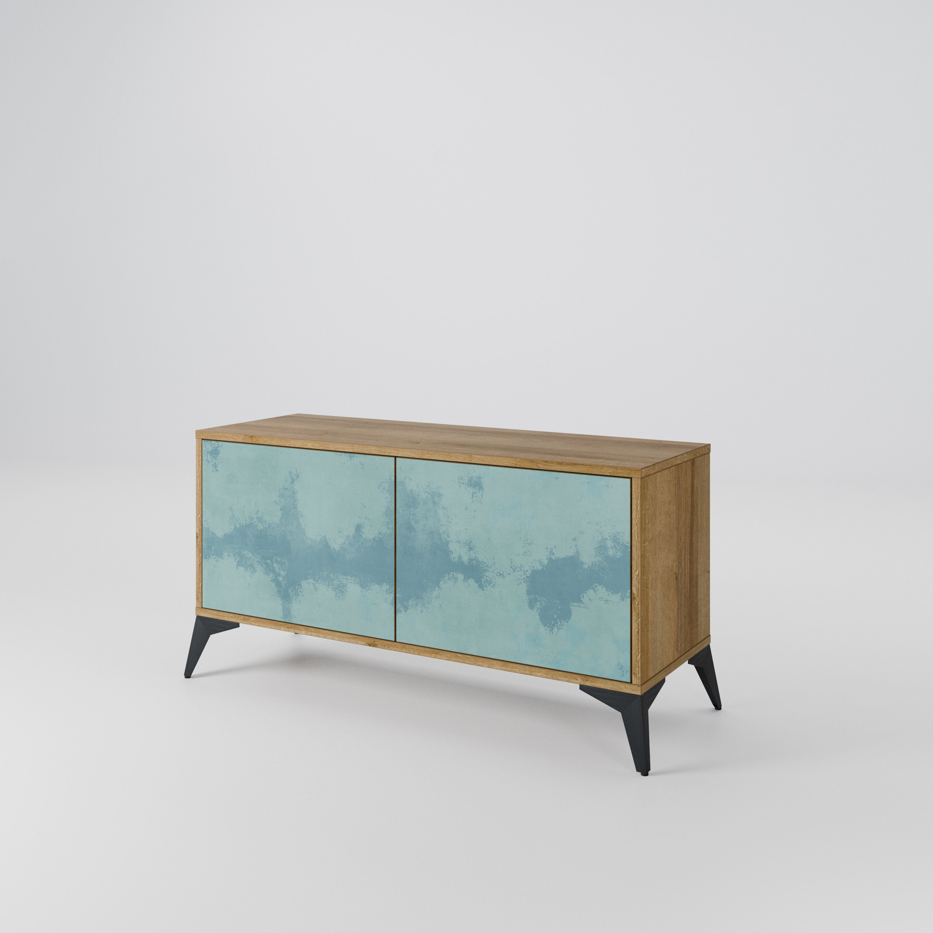 SKY WASH Compact 2-Door TV Cabinet