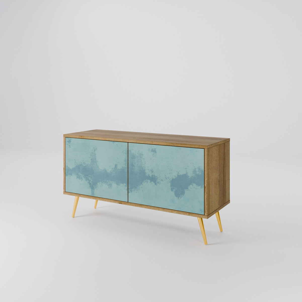 SKY WASH Compact 2-Door TV Cabinet