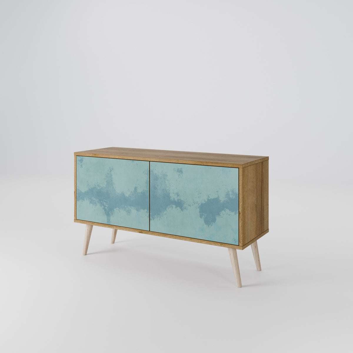 SKY WASH Compact 2-Door TV Cabinet