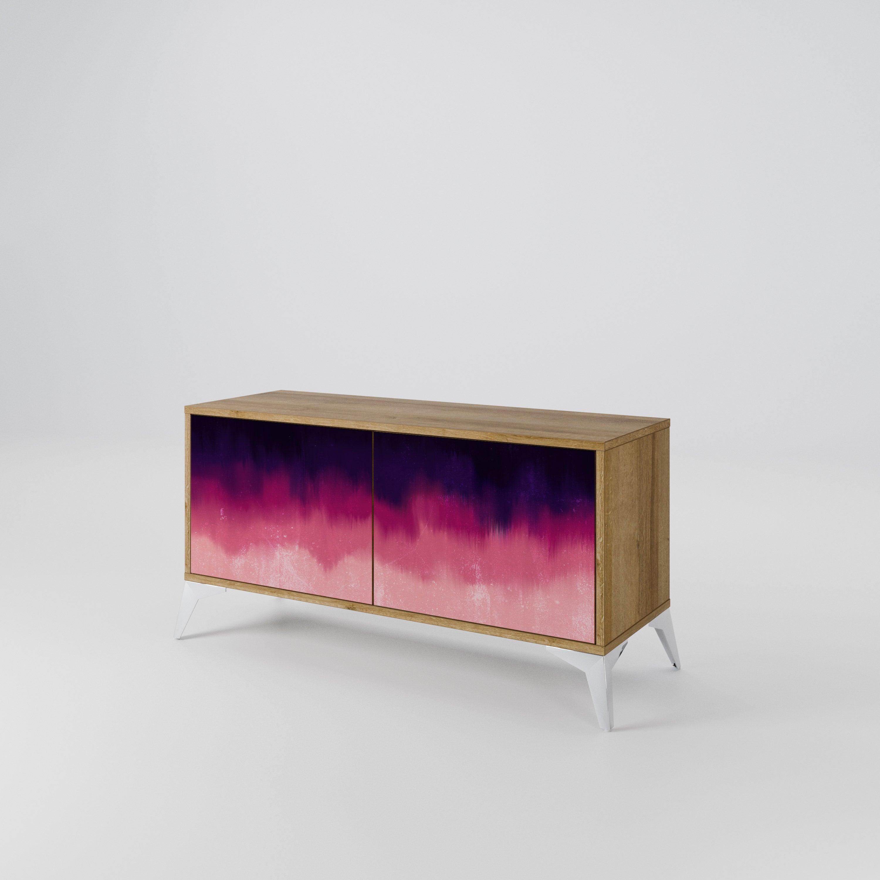 AURORA BOREALIS Compact 2-Door TV Cabinet