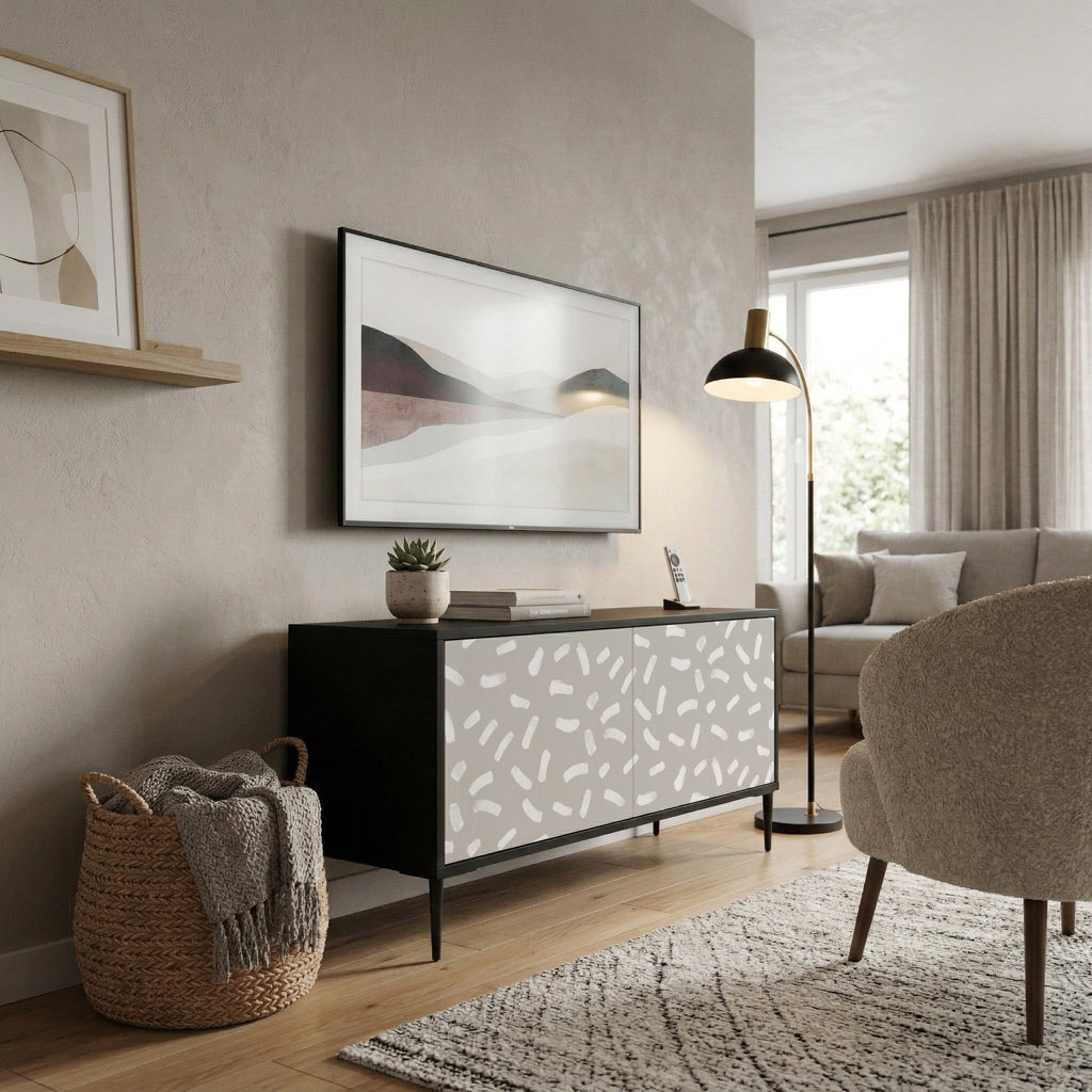 PASSING SECONDS Compact 2-Door TV Cabinet