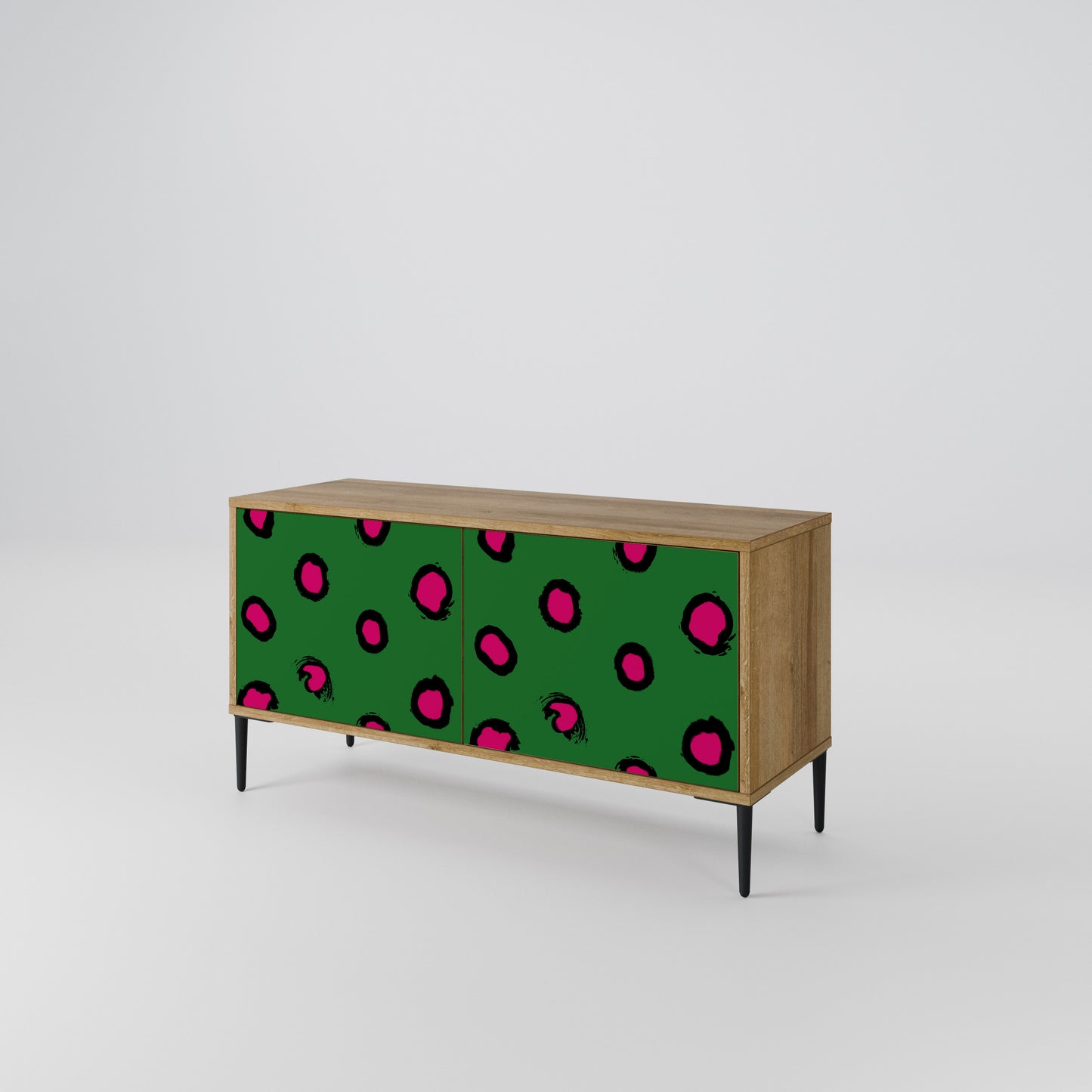 FUNKY SPOTS Compact 2-Door TV Cabinet