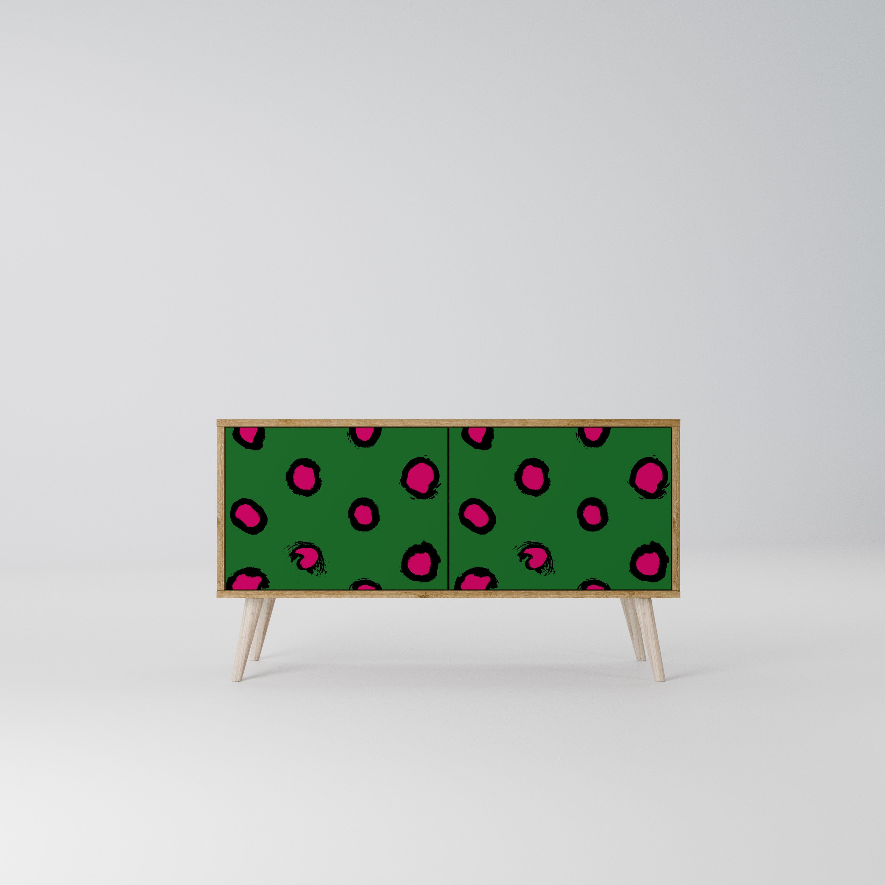 FUNKY SPOTS Compact 2-Door TV Cabinet