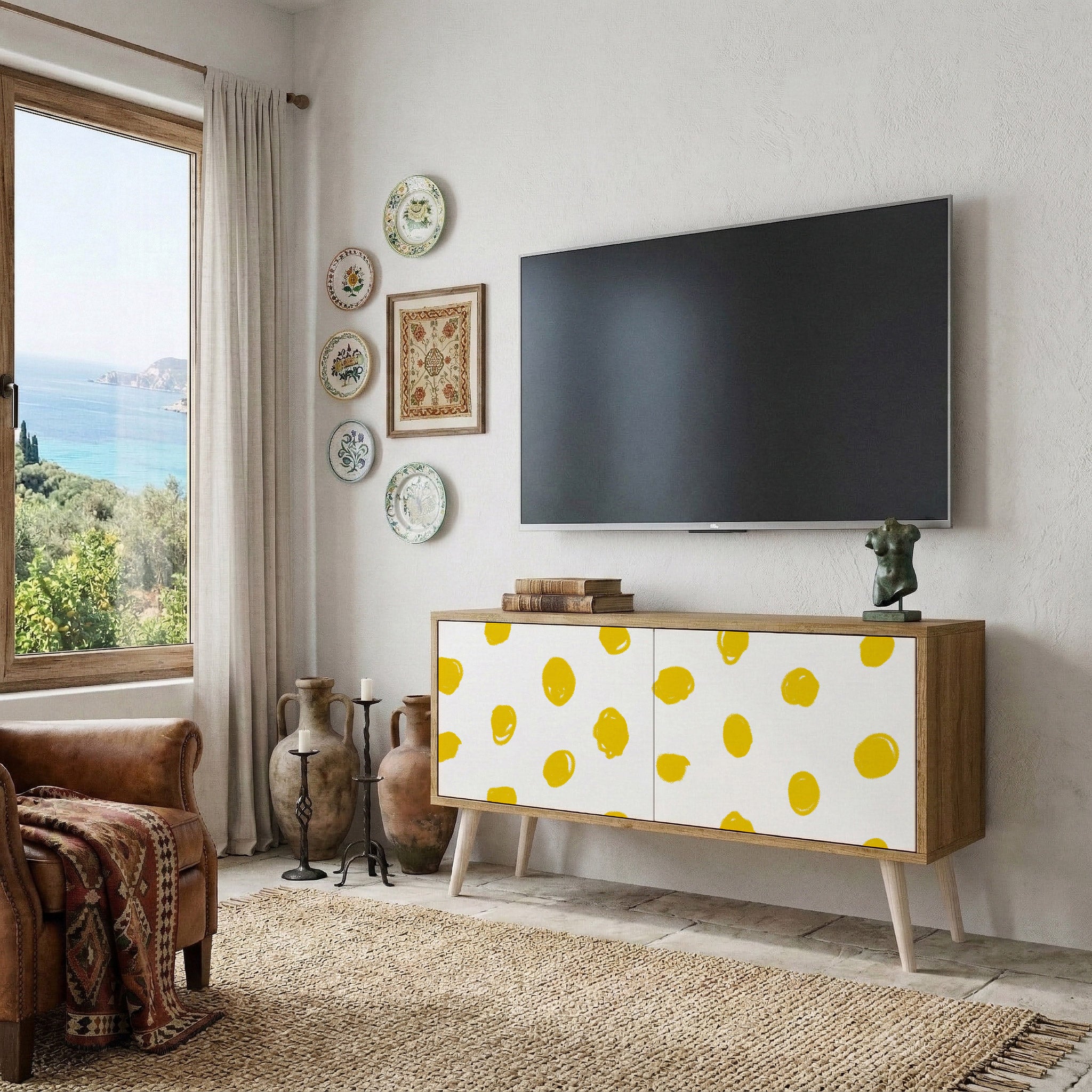 RADIANT REVERIE Compact 2-Door TV Cabinet