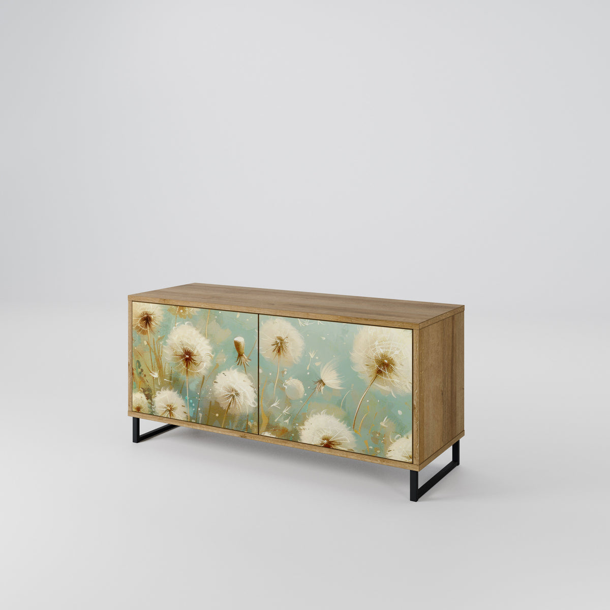 DREAMY MEADOW Compact 2-Door TV Cabinet