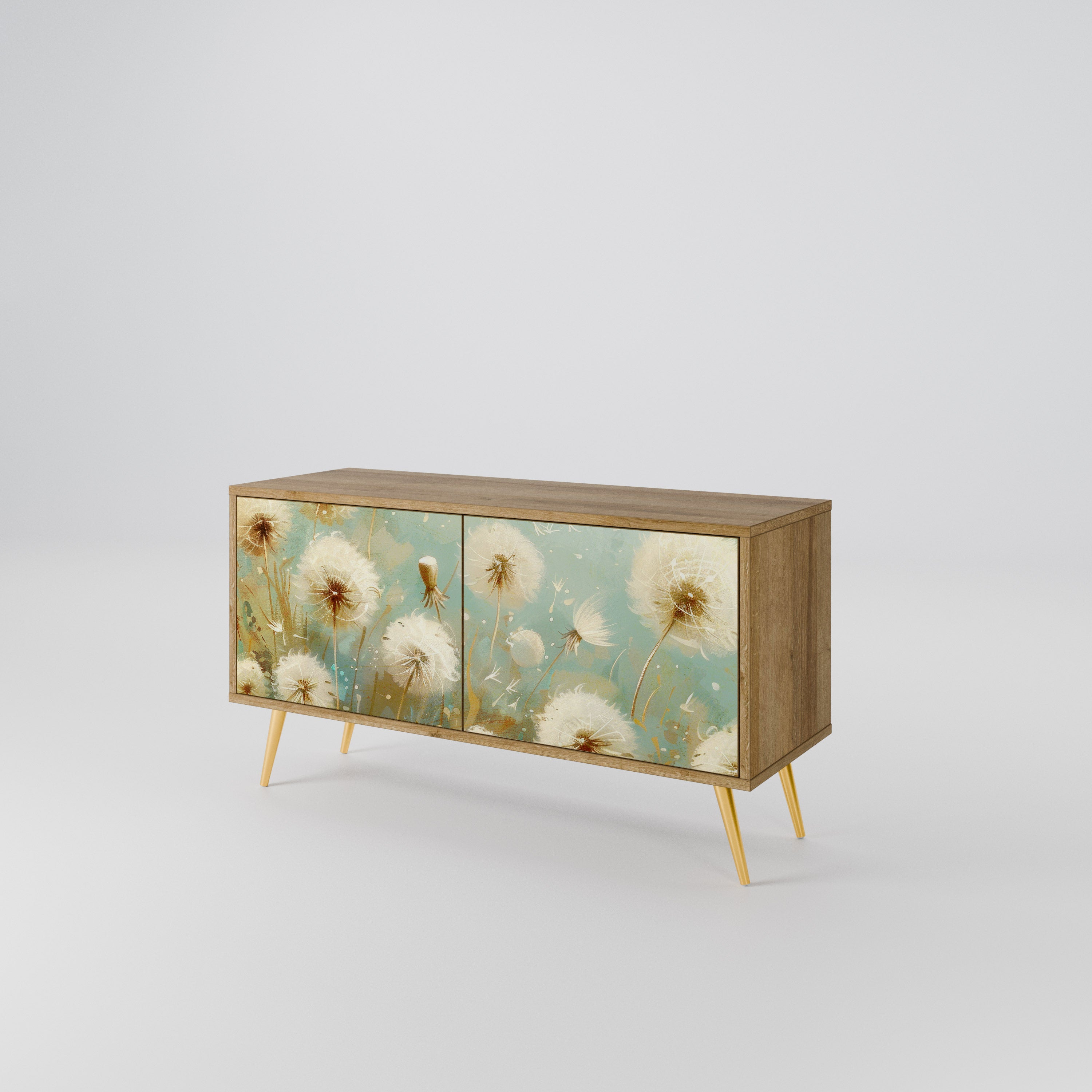 DREAMY MEADOW Compact 2-Door TV Cabinet