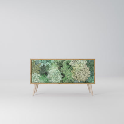 SUCCULENT CLUSTER Compact 2-Door TV Cabinet