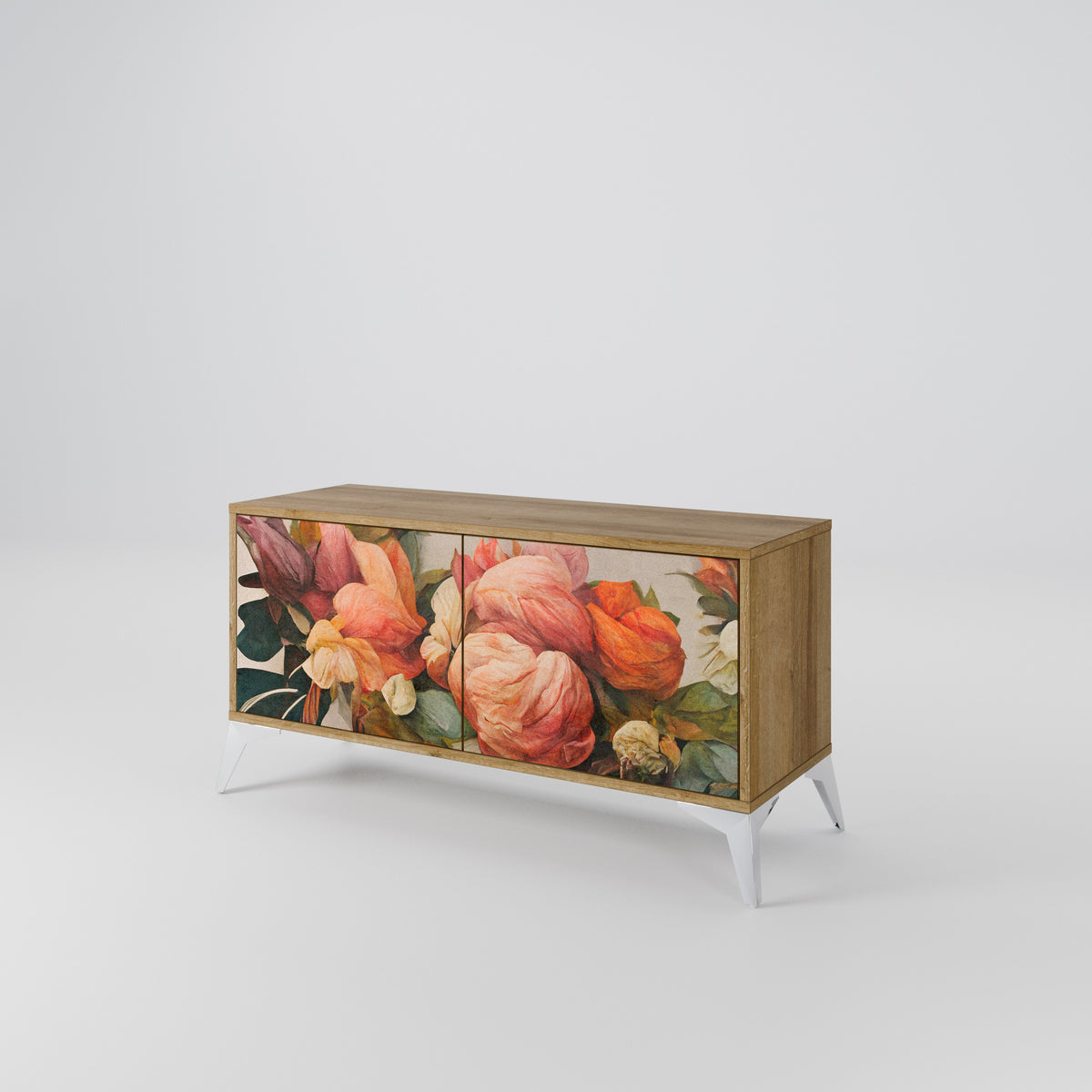 STYLISH BEAUTY Compact 2-Door TV Cabinet