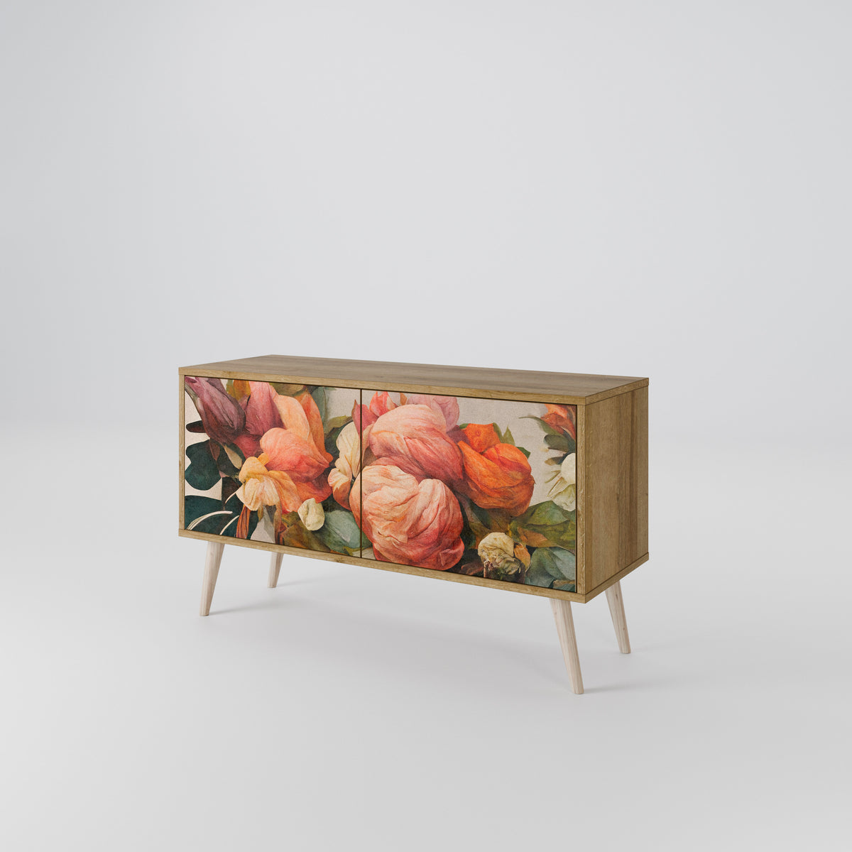 STYLISH BEAUTY Compact 2-Door TV Cabinet