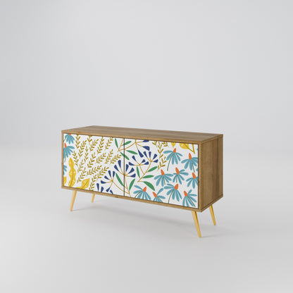 HELLO SPRING Compact 2-Door TV Cabinet