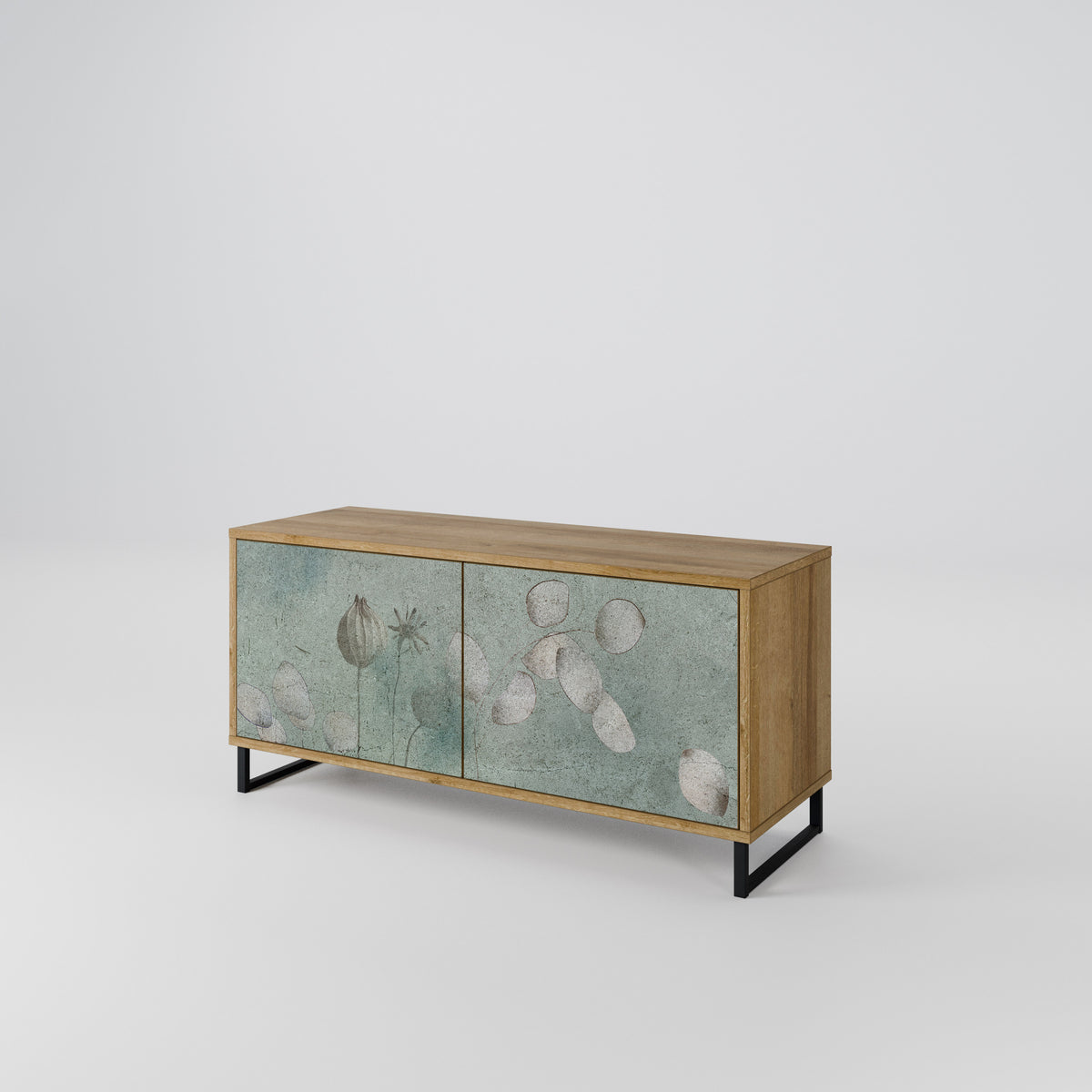 NIGHT LADY Compact 2-Door TV Cabinet