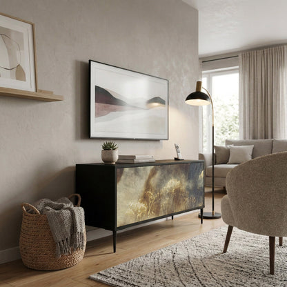 GENTLE POWER Compact 2-Door TV Cabinet