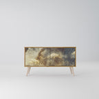 GENTLE POWER Compact 2-Door TV Cabinet