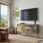 GENTLE POWER Compact 2-Door TV Cabinet
