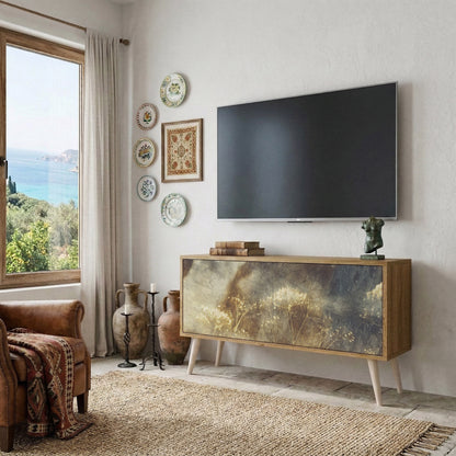 GENTLE POWER Compact 2-Door TV Cabinet