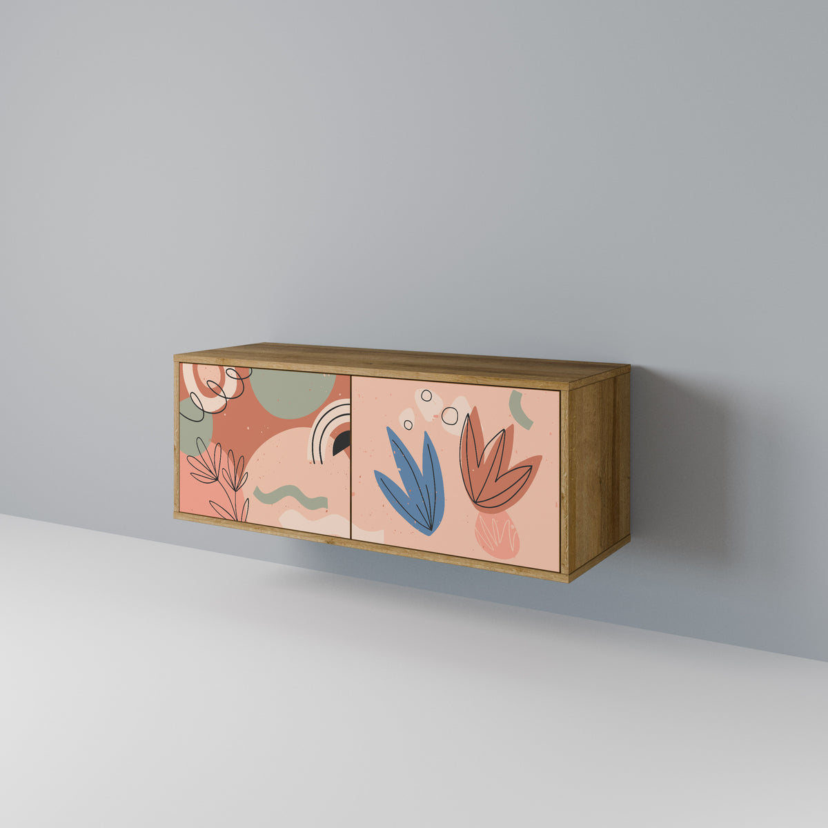 PASTEL DESTINY Compact 2-Door TV Cabinet